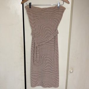 Gold Sparkle Midi dress